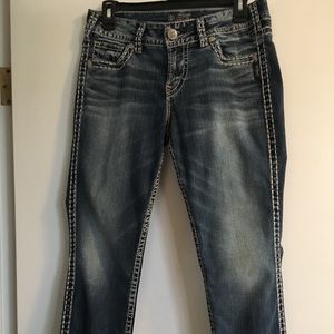 Silver Suki Mid Capri W30